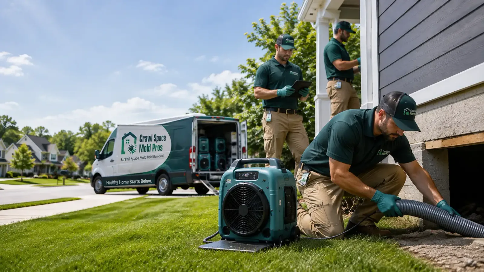 Crawl Space Mold Removal in Franklin, TX